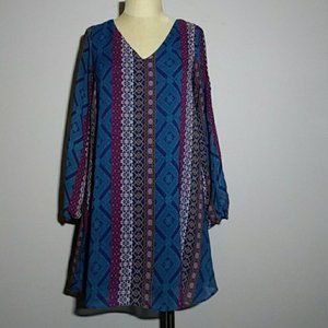 Last Chance - InTu boho shift dress Medium E539